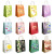 In Stock Kraft Paper Bag Wholesale Catering Takeaway Packing Bag Gift Bag Clothing Color Tote Bag Printable Logo
