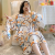 Autumn and Winter Flannel Long-Sleeved Nightdress for Women plus-Sized plus Size Long Cute Loose Girls' Nightdress