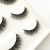 3D Chemical Fiber False Eyelashes Stereo Black Stem Three Pairs Eyelash Natural Long Eyelash Factory Wholesale