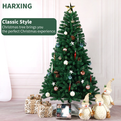 Cross-Border Amazon Christmas Decoration PVC Christmas Tree Hotel Mall Outdoor Encryption Simulation Green Christmas Tree