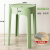 Thickened Household Dining Table Cooked Plastic Stool Simple High Bench Nordic Living Room Backrest Square round Stool