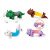 Cross-Border New DIY Retractable Variety Dinosaur Decompression Pop Tube Color Extension Tube Decompression Toy