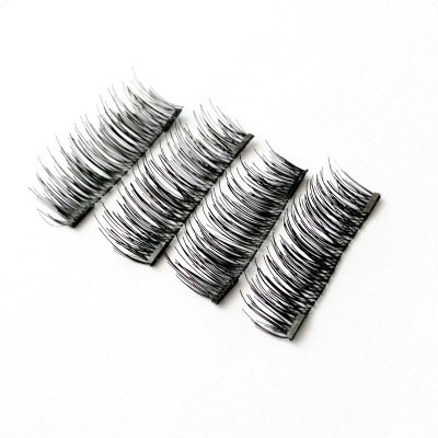 False Eyelashes Magnetic Suction Eyelash Double Magnet Glue-Free Eyelash False Eyelashes Factory Wholesale