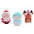 Hot Selling New Christmas Toys Squinting Squeeze Santa Claus Elk Compressable Musical Toy Staring Decompression