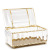 Nordic Light Luxury Crystal Glass Tissue Box Paper Extraction Box Napkin Household European Makeup Brush Storage Tube Pen Holder