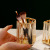 Nordic Light Luxury Crystal Glass Tissue Box Paper Extraction Box Napkin Household European Makeup Brush Storage Tube Pen Holder