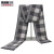 New Men's Scarf European and American Business Winter Warm Cashmere-like Black and Gray Plaid Scarf Men's Scarf Manufacturer