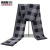 New Men's Scarf European and American Business Winter Warm Cashmere-like Black and Gray Plaid Scarf Men's Scarf Manufacturer