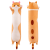 Strip Cat Pillow Foreign Trade Cute Cat Plush Toy Doll Amazon Hot Sale Kitty Doll Wholesale