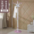 European-Style Solid Wood Coat and Hat Rack Floor Bedroom Living Room Clothes Rack Single Rod Hanger Foyer Cloth Rack