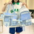 2022 New Large Capacity Korean Style Cute Wild Color-Matching Handbag Backpack High School Student College Student Girl