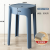 Thickened Household Dining Table Cooked Plastic Stool Simple High Bench Nordic Living Room Backrest Square round Stool