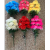 18-Head Small round Chrysanthemum Artificial Flower Furniture Decoration Foreign Trade Wedding Bundled Flower