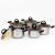 Pot Set Stainless Steel Bakelite Handle Set Pot Household Kitchen Gas Stove Applicable Electric Wooden Handle Set Pot