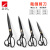 Jinjian Tailor Scissors Manganese Steel Black Blade Clothing Scissors Leather Hand-Cut Cloth Scissors Anti-Rust Grinding Sewing Scissors Can Be Customized