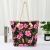 Factory Printing Pattern Decoration Beach Vacation Beach Bag Outdoor Travel Canvas Handbag Wholesale