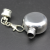 Mini Small Wine Pot round Small Wine Pot 304 Stainless Steel Wine Pot 1 Oz with Keychain White Spirit Bottle Pot Spirits Pot