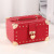 PU Leather Jewelry Box Portable Portable Jewelry Box Storage Box Simple Compartment Jewelry Box