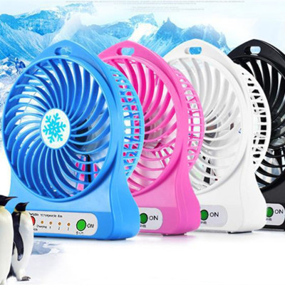 Handheld Fan Desktop Charging Portable Mini Fan Snowflake Fan Small Night Lamp Fan Outdoor USB Fan