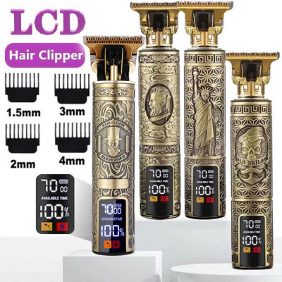 Electric Clipper Amazon Large Screen Three-Speed Speed Control Bald Head Electrical Hair Cutter Oil Head Hair Salon Razor Hair Scissors