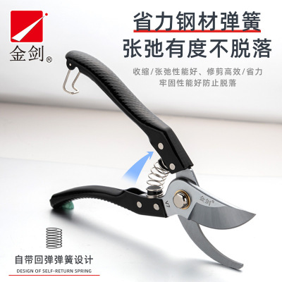 Factory Direct Supply Pruning Shear Fruit Tree Gardening Scissors Fruit Flower and Wood Scissors Fruit Tree Flower and Wood Garden Tools Wholesale