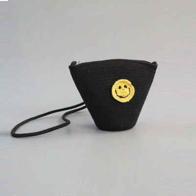 Girls' Crossbody Bag Cute Fashion One-Shoulder Baby Mini Coin Purse Hand-Woven Children's Bags