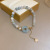 Chinese Style Pearl Peace Buckle Opal Jade Pendant Heart Bracelet Kitten Stylish Adjustable Bracelet Artistic Bracelet