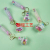 New Cute Cartoon Keychain PVC Flexible Glue Doll Keychain Hello Kitty Pendant Couple Small Gift Pendant