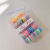 Boxed Children's Small Rubber Band Mini Jaw Clip Set Combination Candy Color Series Baby Hair Ties Small Thumb Hair Ring