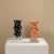 Dots and Stripes Gourd Post-Modern Special-Shaped Painted Ceramic Ins Soft Decoration Home Decorations Vase Ornaments