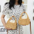 Straw Bag Rattan Women's Beach Bag Hand-Woven Handbags Casual Messenger Bag Supply Wholesale