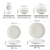 Nordic Glaze Ceramic Plate Ins Household Rice Bowl Soup Bowl Hotel Steak Plate Western Cuisine Plate Bowls and Dishes Tableware Set