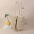 Trendy Women's Bags Paper-String Woven Bag Fashion Shoulder Straw-Weaved Women's Bag Paper Rope Casual Women's Bag Beach Bag