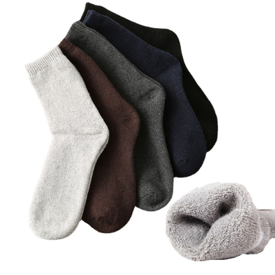  Wool Socks Soft Warm Winter Socks Heavy Boot Thermal Socks for Men Cozy Winter Crew Socks for Cold Weather Hiking