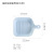 Popular New Home Creative Bright Glaze Square Handle Baking Tray Commercial Restaurant round Handle Dish Handle Plate Dish