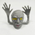 6 Ghost Head Finger Stall Halloween Trick Party Plastic PVC Toy Model