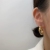 Circle round Earrings Light Luxury Design Gold Ear Ring Female Korean Elegant Earrings Internet Hot New