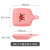 New Cartoon Handle Plate Household Creative Ceramic Plate Matte Square Handle Baking Tray Oven Baking Tray