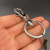 Linshi LS306-C Keychain Alloy Key Ring Simple Single Ring with Ear-Picker Small Buckle Cross-Border Middle East Hot Sale Products