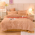 Plush Mink Fur Sea Lion Fur Fleece Blanket Warm Four-Piece Set Arabic Popular Crystal Velvet Quilt