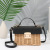 Rattan Handmade Retro Ins Style Woven One Shoulder Bag Retro Easy Matching Crossbody Bag Trendy Women's Bags