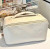New Organ Pillow PU Leather Cosmetic Bag Internet Celebrity Large Capacity Wash Bag Waterproof Fast Cosmetic Storage Bag