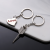 Couple Keychain Heart-Shaped Two-in-One Small Gift Keychain Pendant