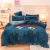 Plush Mink Fur Sea Lion Fur Fleece Blanket Warm Four-Piece Set Arabic Popular Crystal Velvet Quilt