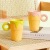 Creative Personality Cone Ice Cream Cup Ceramic Relief round Handle Hand Gift Drinking Cup Breakfast Cup Simple and Fresh