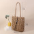 Trendy Women's Bags Paper-String Woven Bag Fashion Shoulder Straw-Weaved Women's Bag Paper Rope Casual Women's Bag Beach Bag