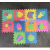 0.8cm Thick Eva Puzzle Fruit Pattern Children Education Jigsaw Puzzle Mats Foot Pad Foaming Falling-Resistant Mat 