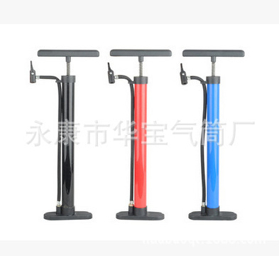 Factory Direct Sales High-Pressure Portable Mini Multi-Function Mountain Bike Bicycle Hand-Playing Tire Pump Bicycle Accessories
