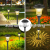 Amazon Solar Lawn Lamp Outdoor Waterproof LED Garden Lamp Solar Ground Lamp Projection Lamp Garden Lamp