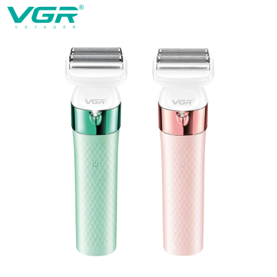 VGR V-729 2 IN 1Cordless Hair Trimmer Set Razor Professional Electric Body Shaver Lady Epilator for Women